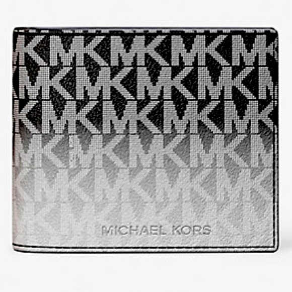 Michael Kors Black and Gray Ombre Wallet - Picture 1 of 2